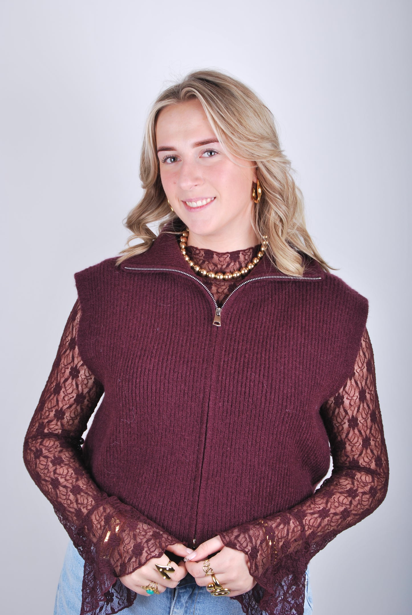 Dewi Vest - Bordeaux