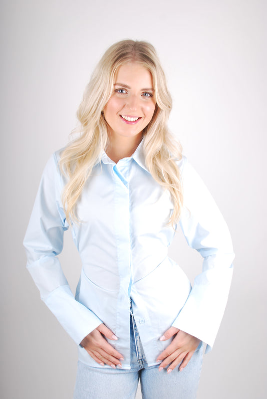Faye Blouse - Blauw