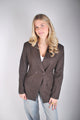 Silvi Blazer - Bruin/Streep