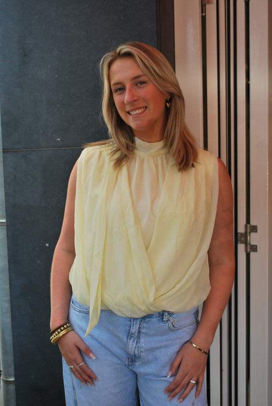 Marly Top - Geel