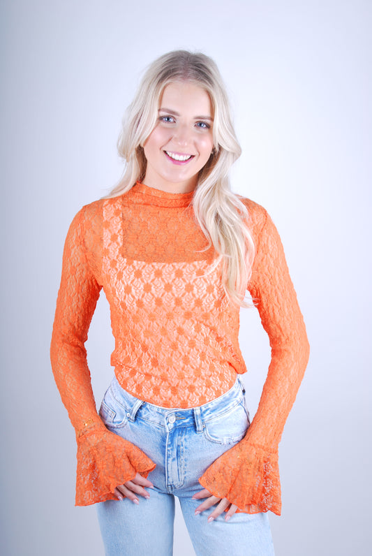 Fara Top - Oranje