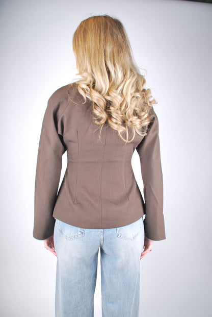 Sita Blazer - Bruin