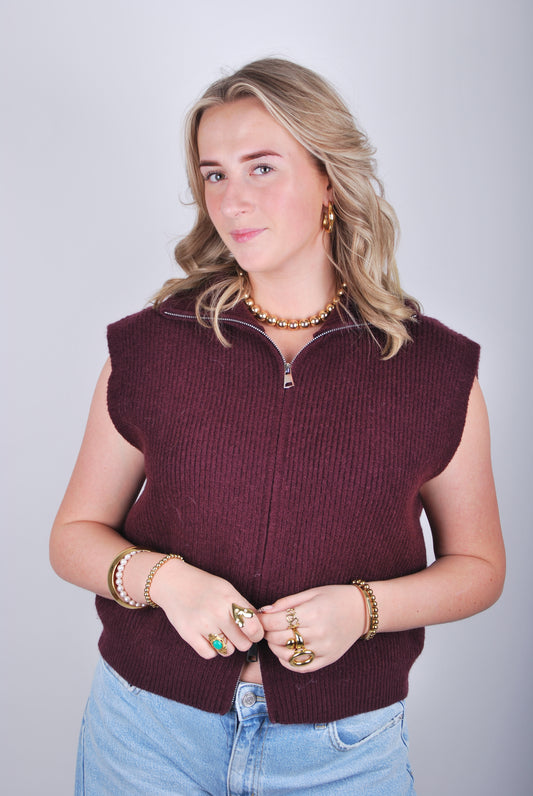 Dewi Vest - Bordeaux