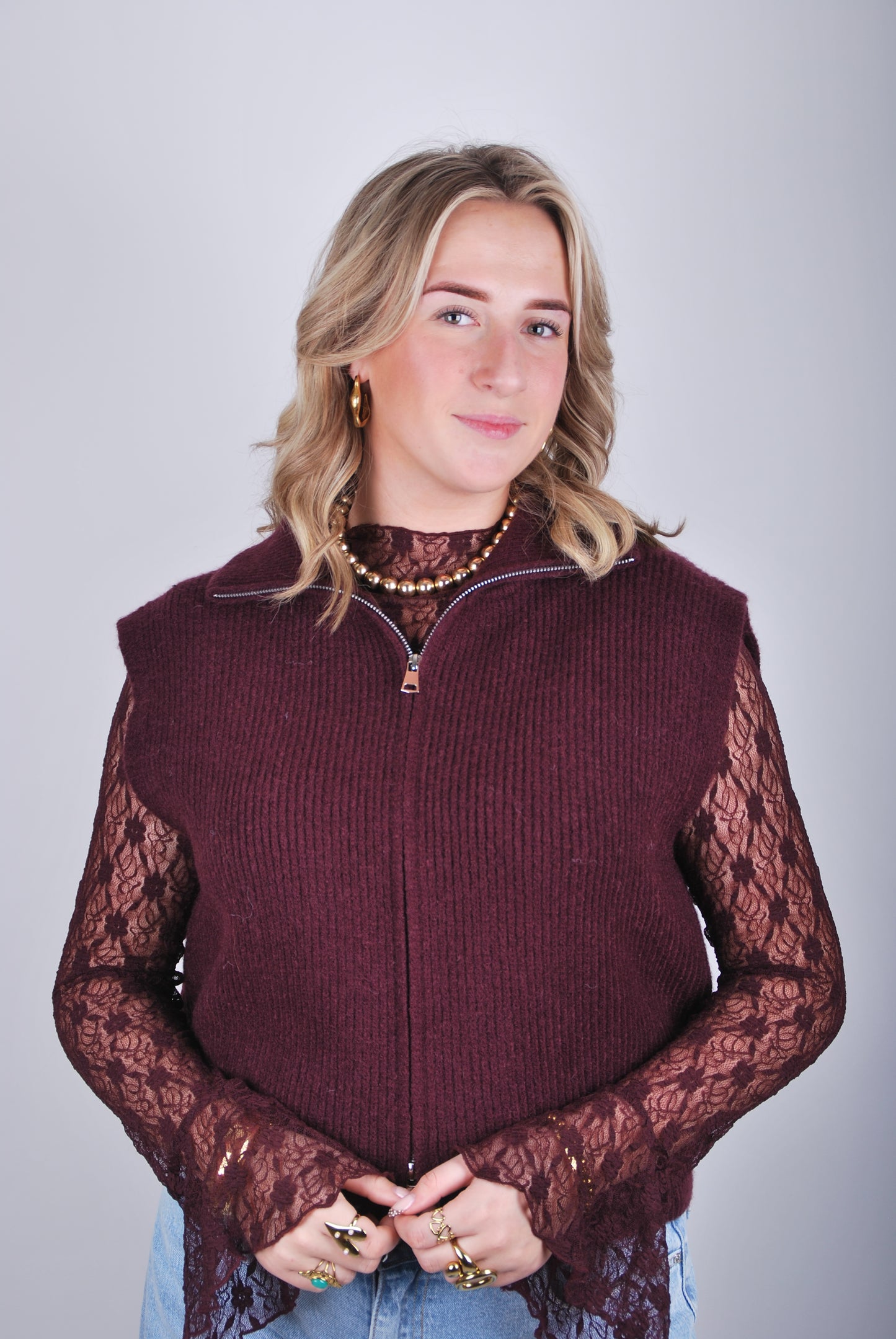 Dewi Vest - Bordeaux