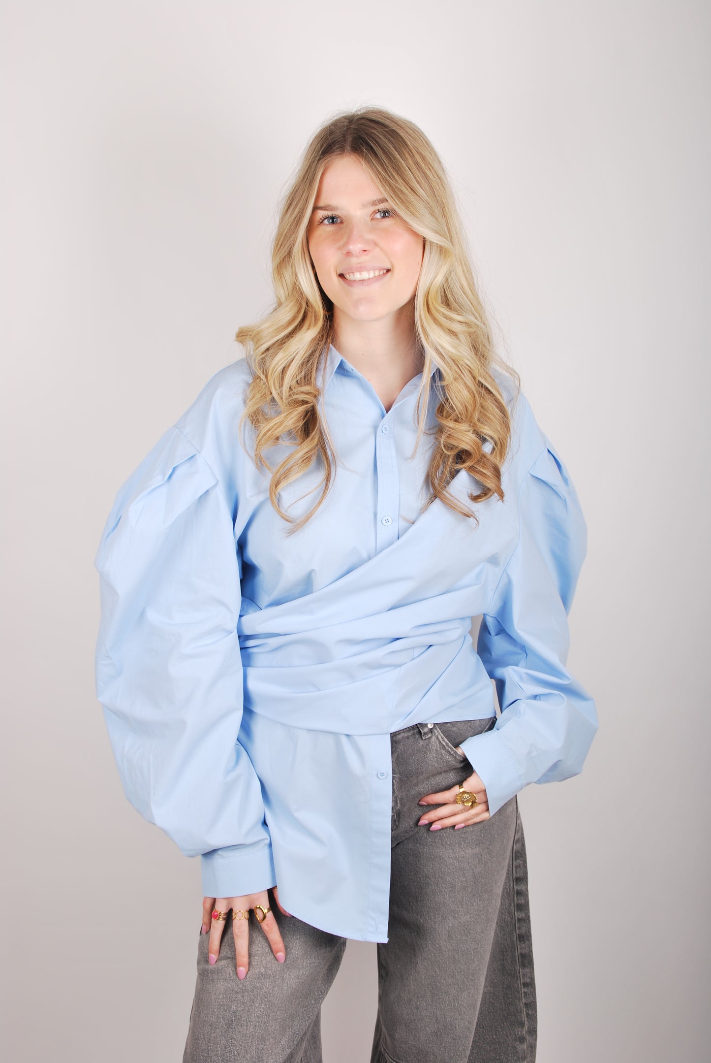 Joy Blouse - Blauw