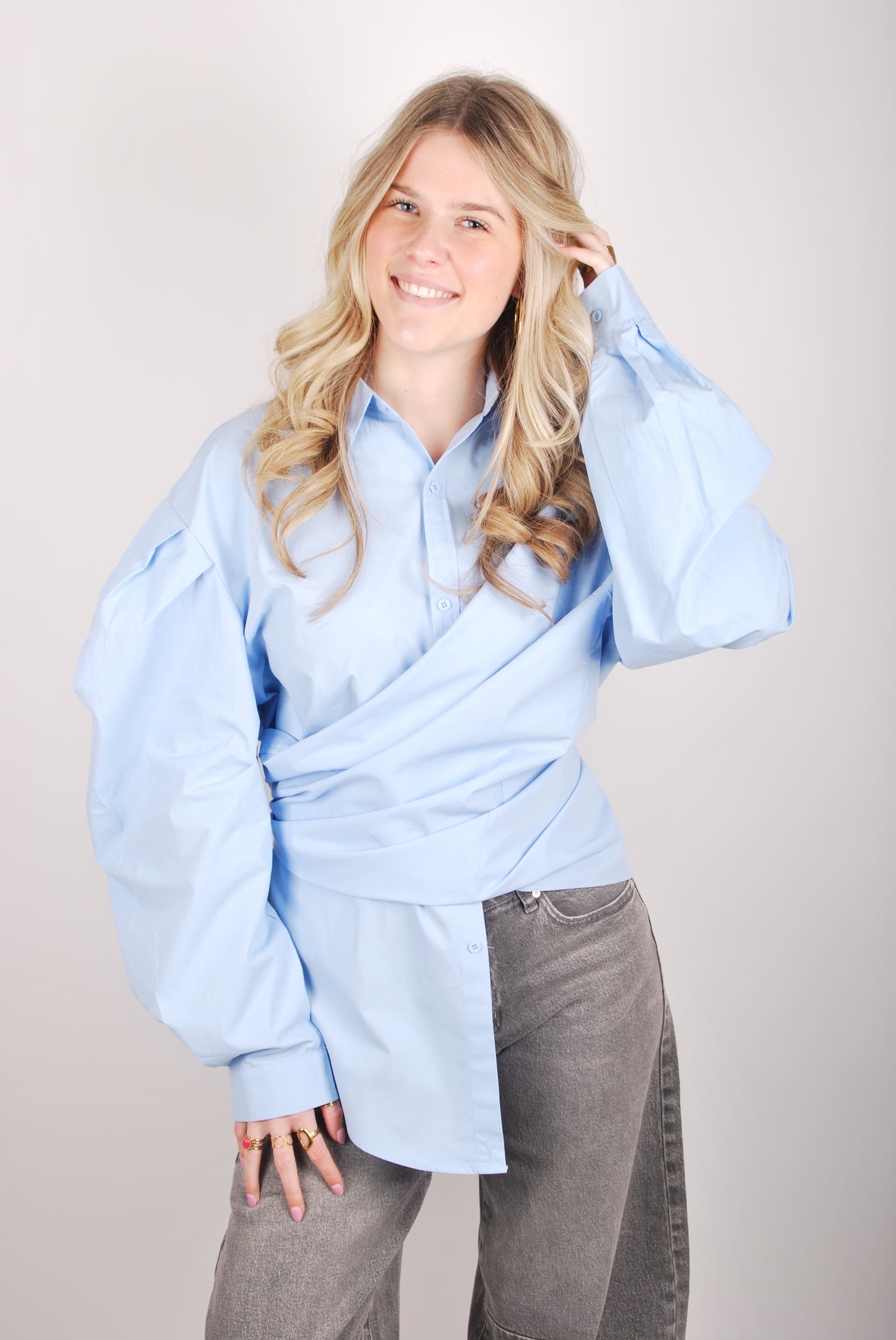 Joy Blouse - Blauw