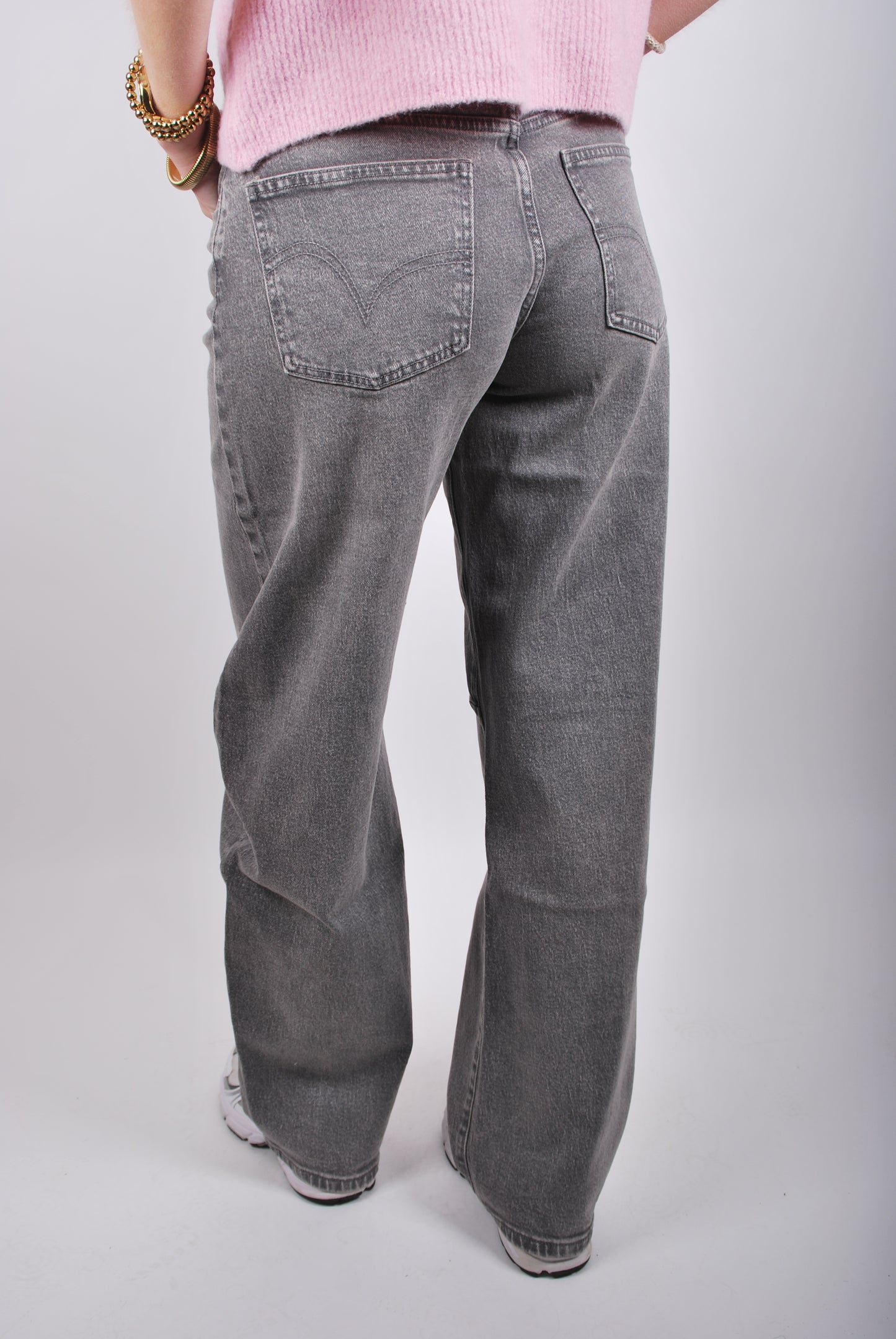 Abby Balloon Jeans - Grijs