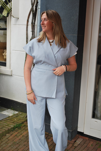 Gris Pantalon - Blauw