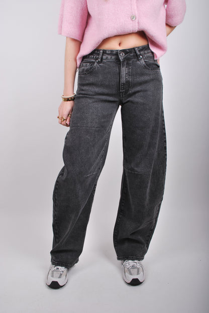 Abby Balloon Jeans - Zwart