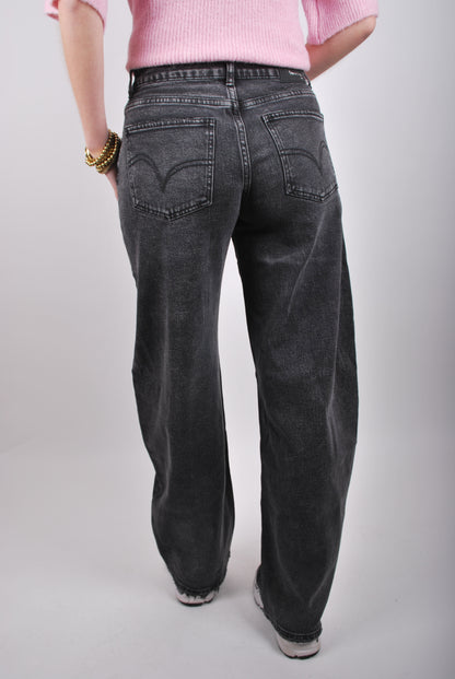 Abby Balloon Jeans - Zwart