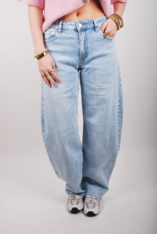 Abby Balloon Jeans - Blauw