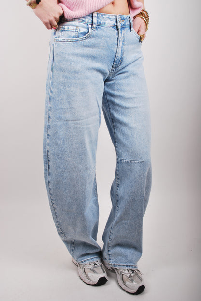 Abby Balloon Jeans - Blauw