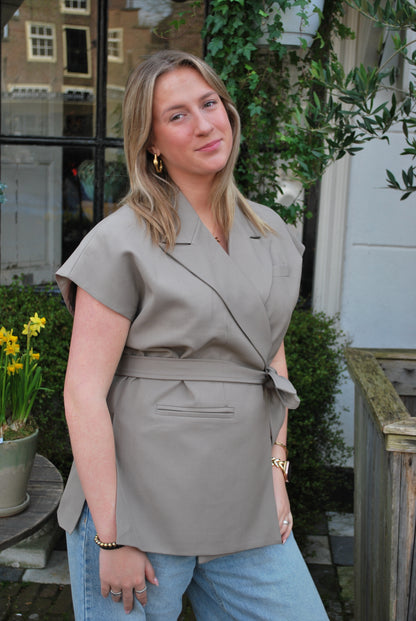 Ambika Mirte Gilet - Taupe