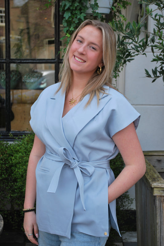 Mirte Gilet - Blauw