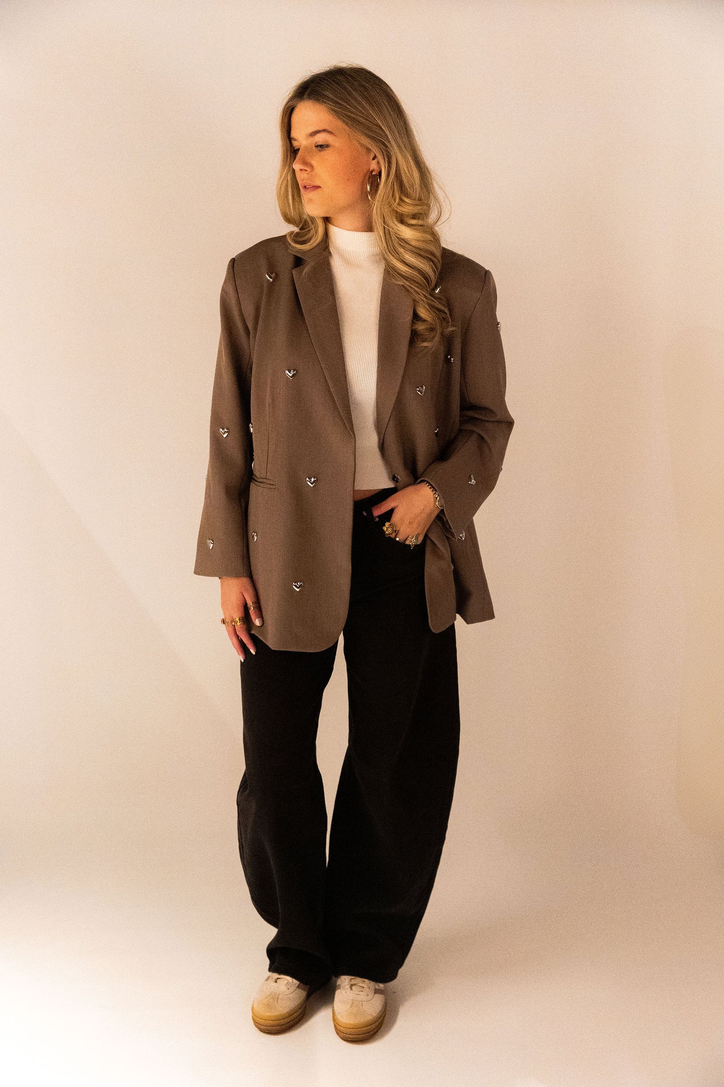 Hannah Taupe Blazer