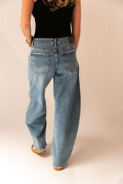 Bella Balloon Jeans - Blauw